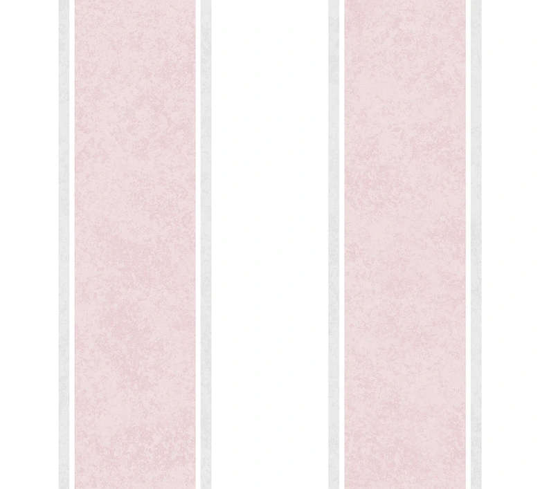 Non-woven wallpaper block stripes, stripes stripes classic matt in white  