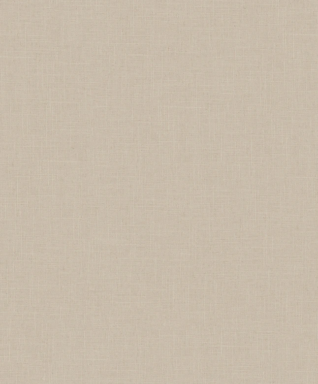 Non-woven wallpaper textile, textured plain modern matt in beige 