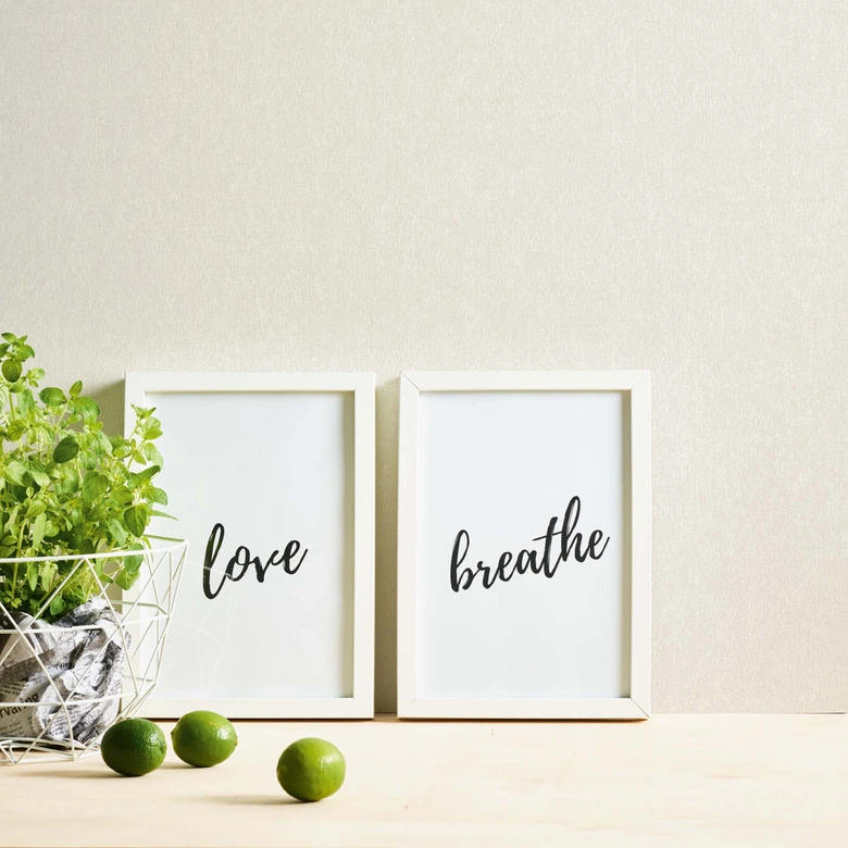 Carta da parati Unit bianca - Carta da parati in tessuto non tessuto tinta unita - A.S. Création 