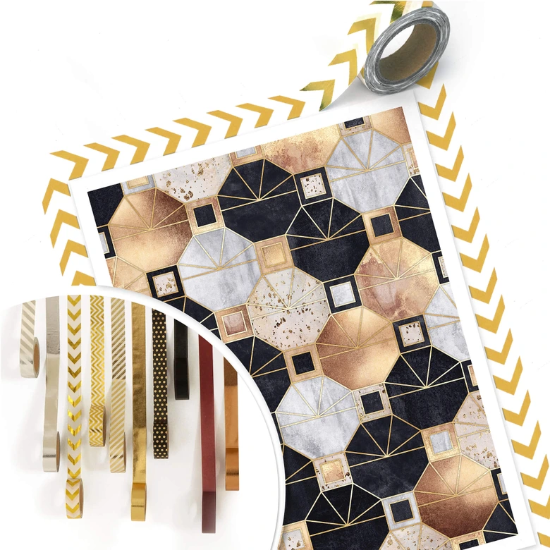 Poster Fredriksson - Gold and Black 