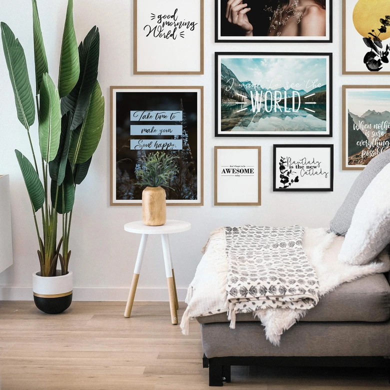 Plakat - Kubistika - La Vie en rose 