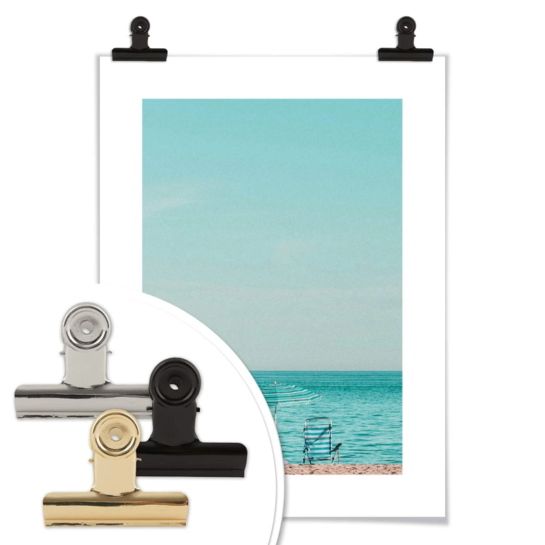 Poster Am Strand 