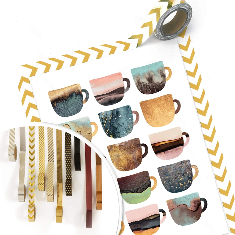 Poster Fredriksson - Tasses de café : jolie nature 