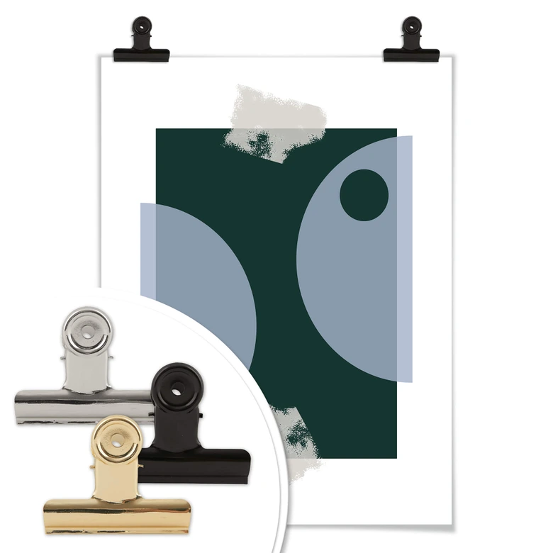 Poster Nordic Creators - Blue & Green 