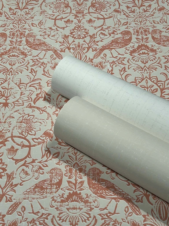 Tapeta z włókniny o nowoczesnej fakturze w kolorze białym 