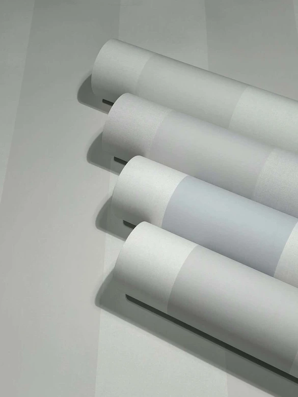 Icke-vävd tapet block ränder ränder moderna i blått 