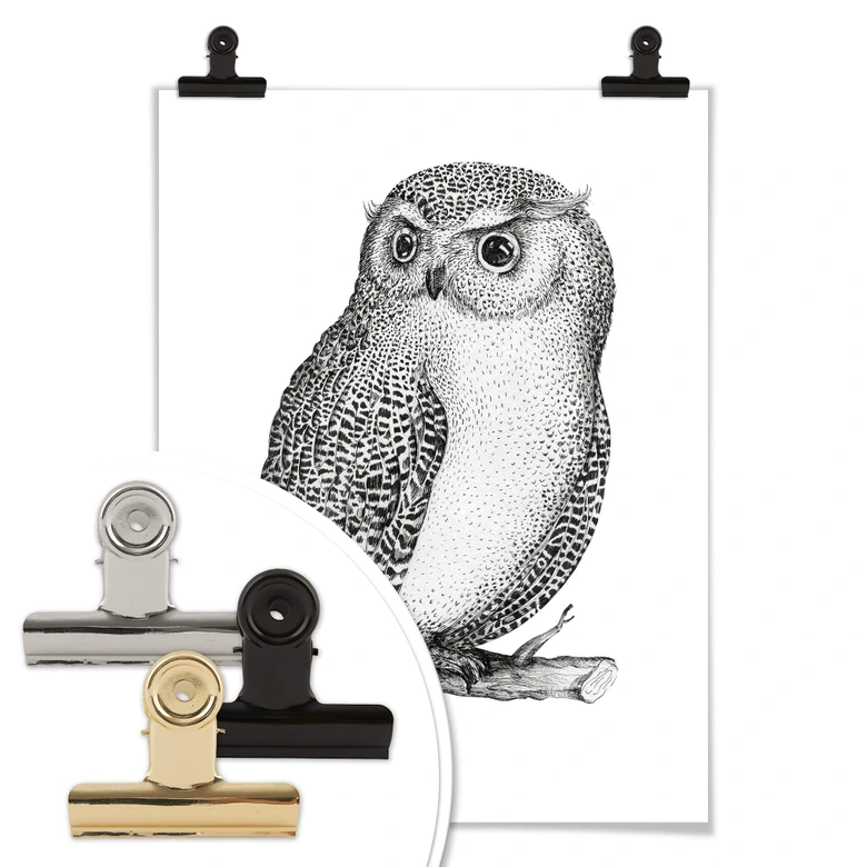 Póster Kvilis - Búho vigilante 