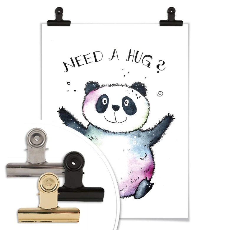 Plakat Hagenmeyer - Szczęśliwa panda 