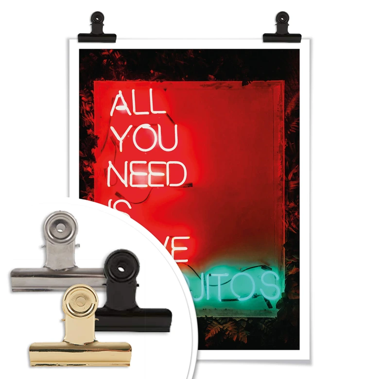 Poster All you need is Love and Mojitos 