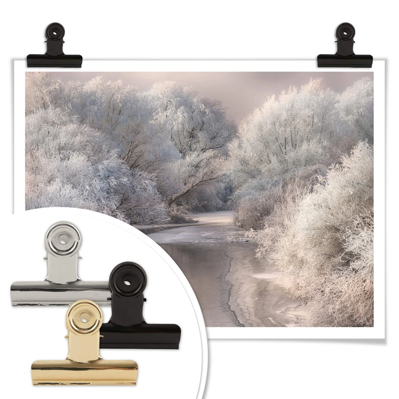 Poster Bela - Paysage hivernal 