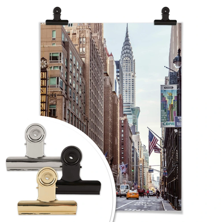 Póster Colombo - Edificio Chrysler en New York 