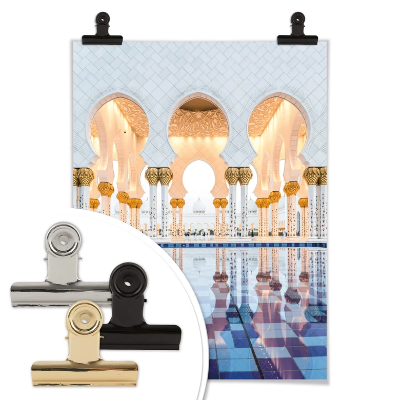 Poster Colombo - Sheikh Zayed-moskén i Abu Dhabi 