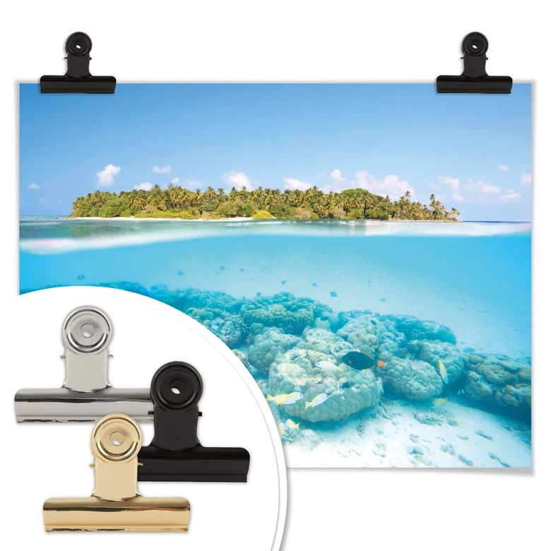 Poster Colombo - Unterwasserwelt der Malediven 