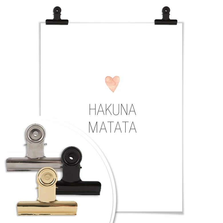Poster Confetti & Cream - Hakuna Matata 