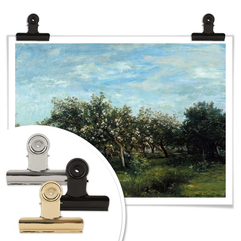 Poster Daubigny - Apfelblüte 