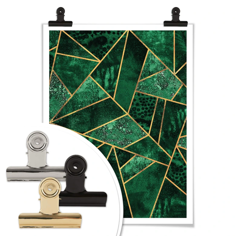Poster Fredriksson - Dark Green Emeralds 