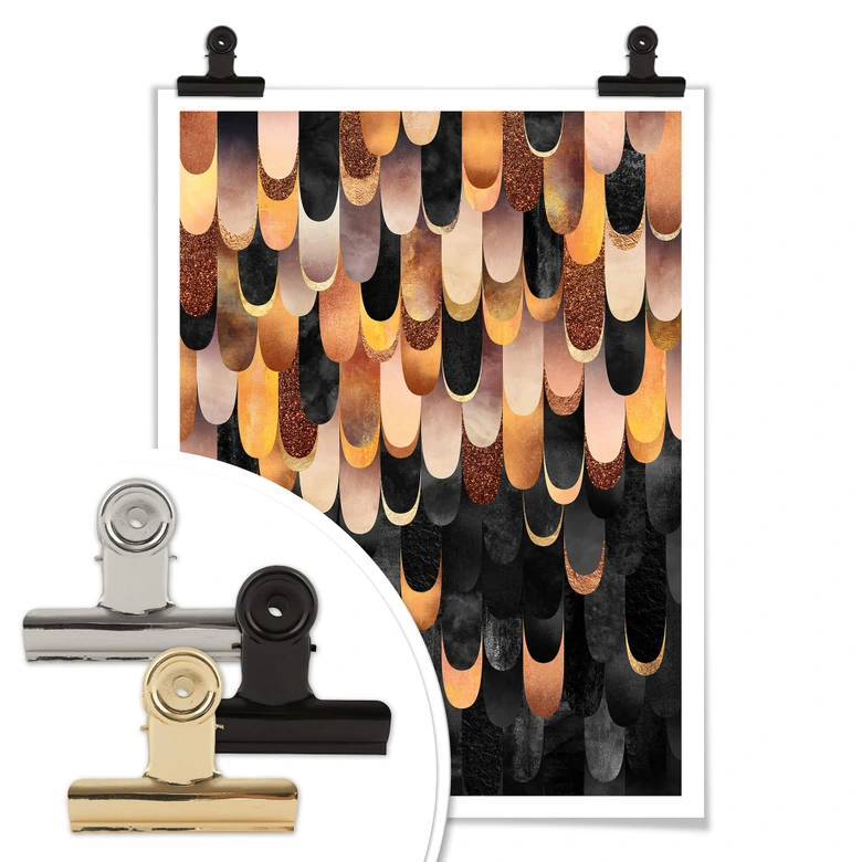 Plakat Fredriksson - Miedziane pióra 