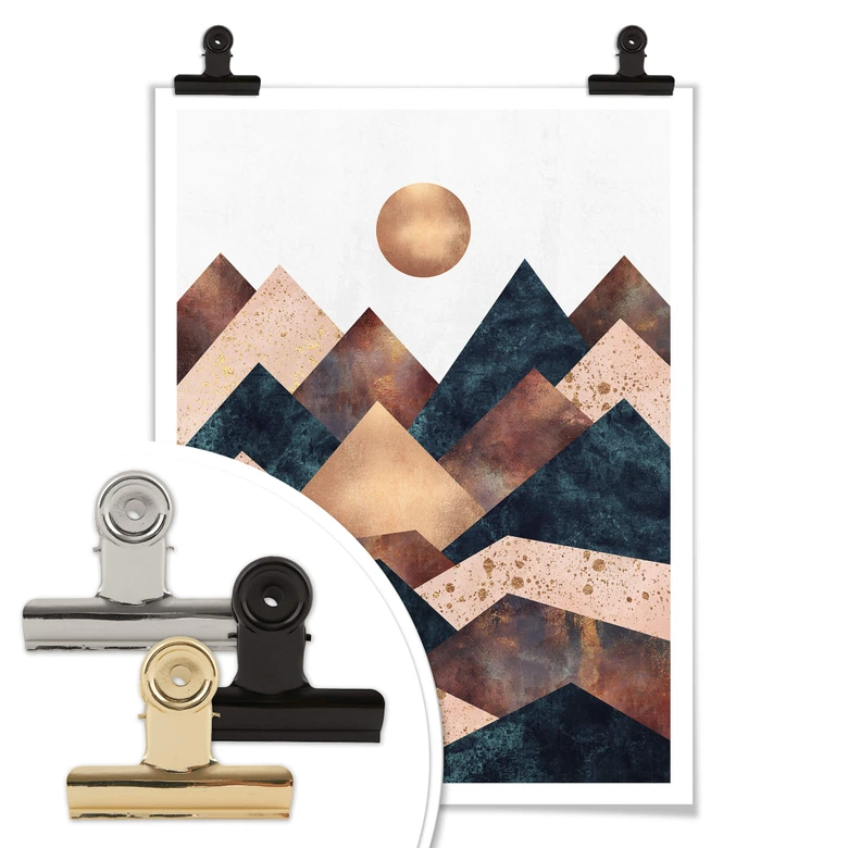 Póster Fredriksson - Otoño en las montañas 