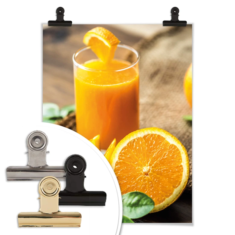 Plakat Świeży sok pomarańczowy 