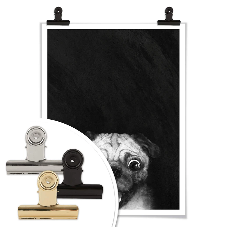 Poster Graves - Snuggle Pug 