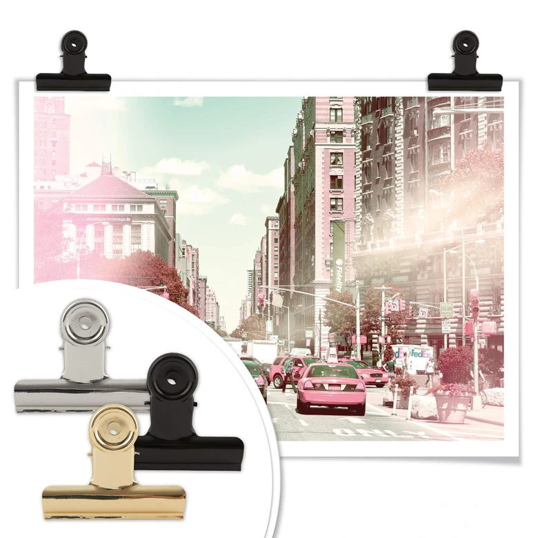 Poster Hugonnard - New York Pastell 