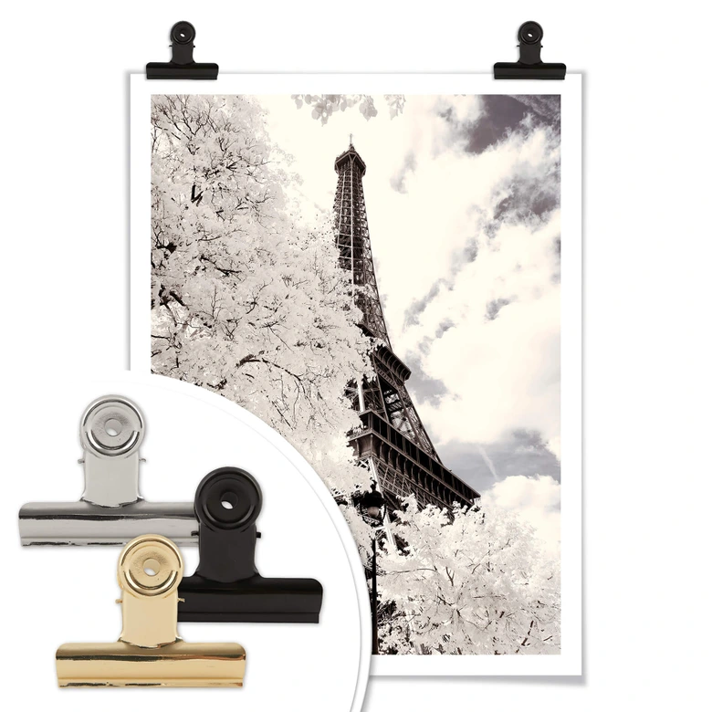 Poster Hugonnard - White Paris 