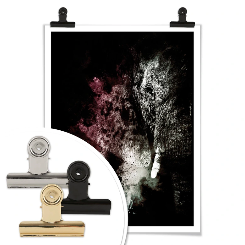 Poster Hugonnard - Wild Explosion: Elefant 02 