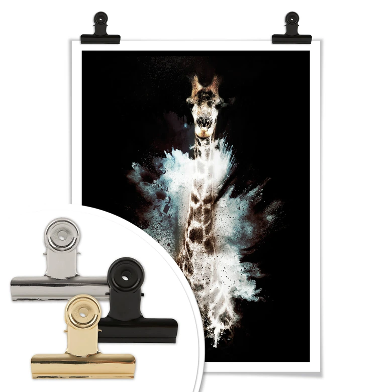 Poster Hugonnard - Wild Explosion: Giraffe 