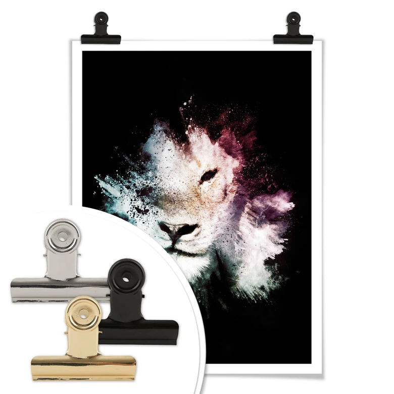 Póster Hugonnard - Explosión salvaje: León 