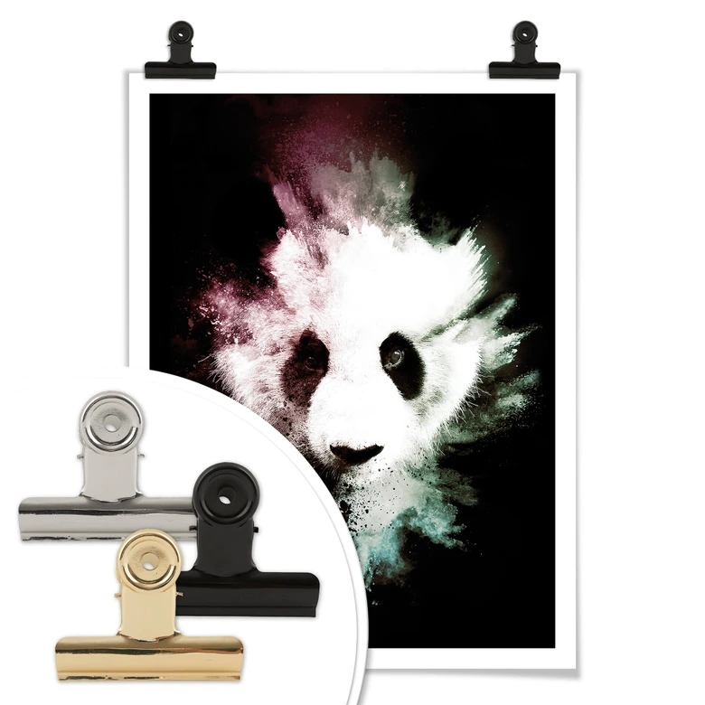 Poster Hugonnard - Wild Explosion: Panda 