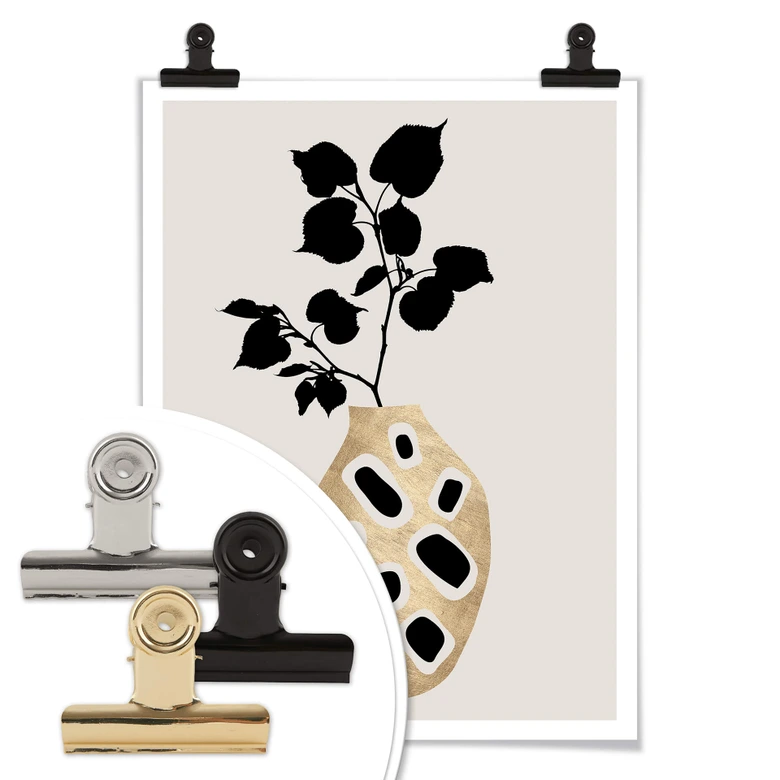 Poster Kubistika - botanisches Stillleben 