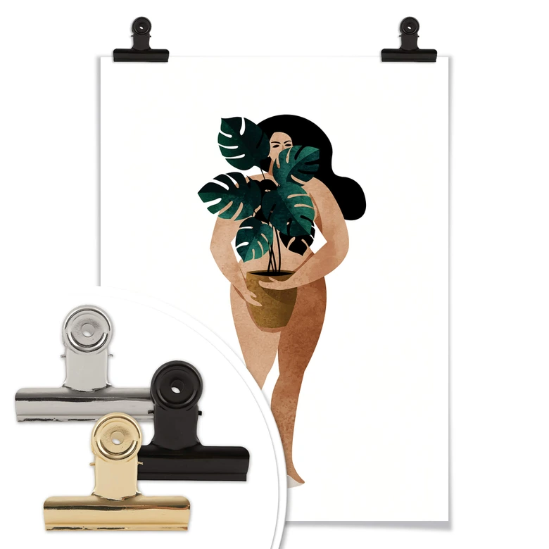 Plakat - Kubistika - Naked Lady 