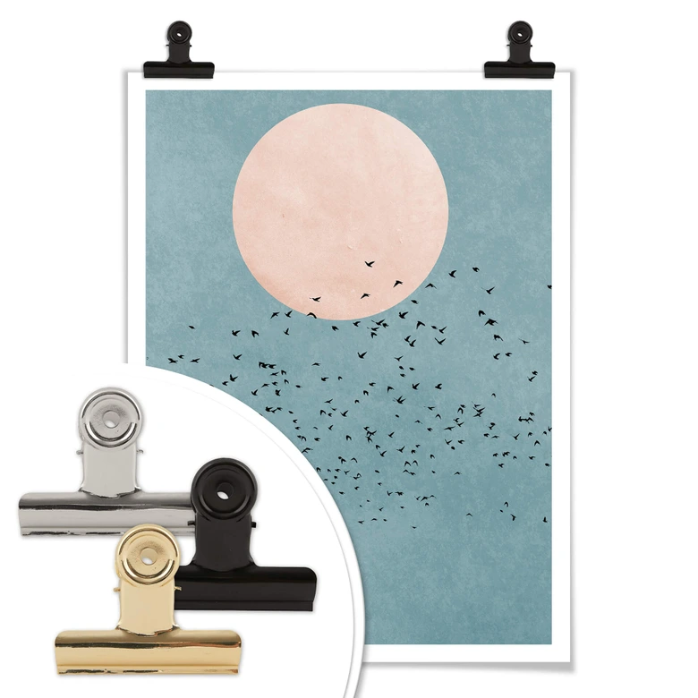 Poster Kubistika - Moon 