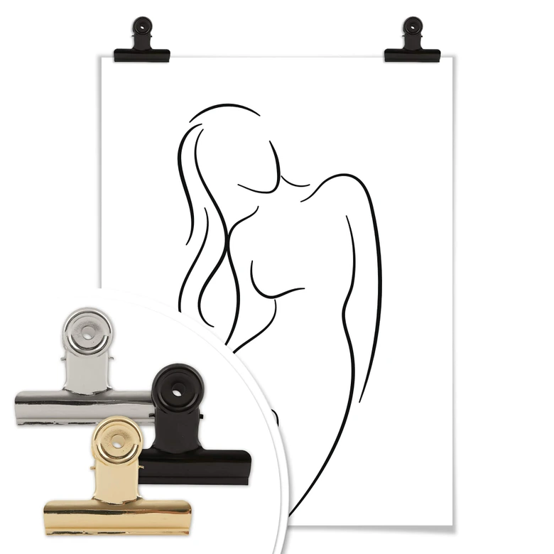 Poster Line Art - Female Silhouet 