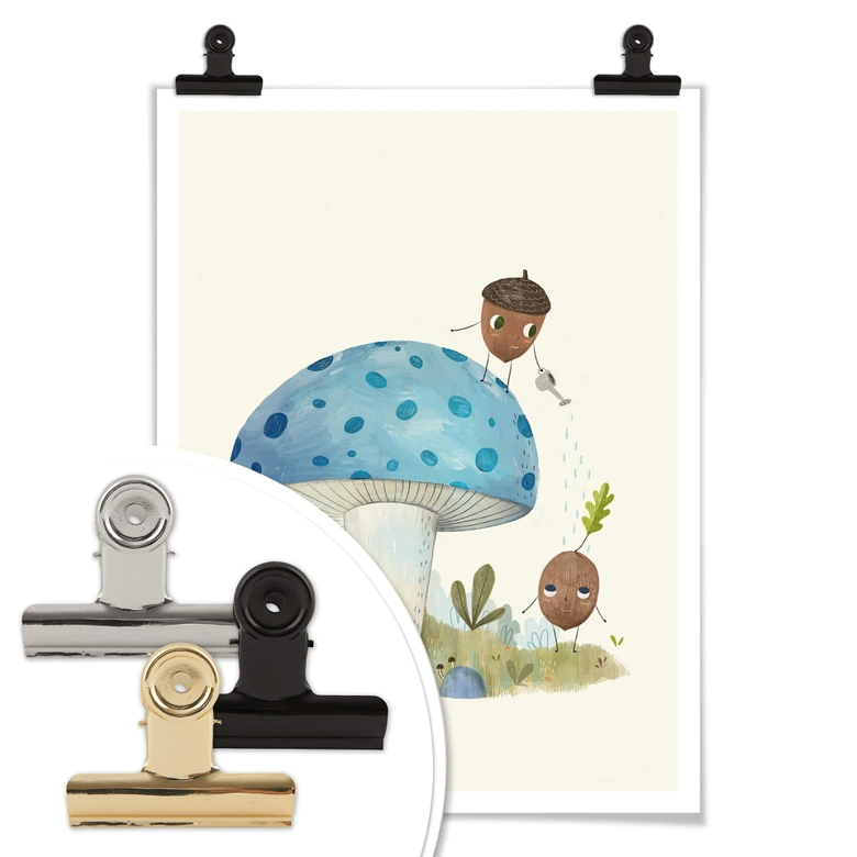 Poster Loske - Barn i naturen  