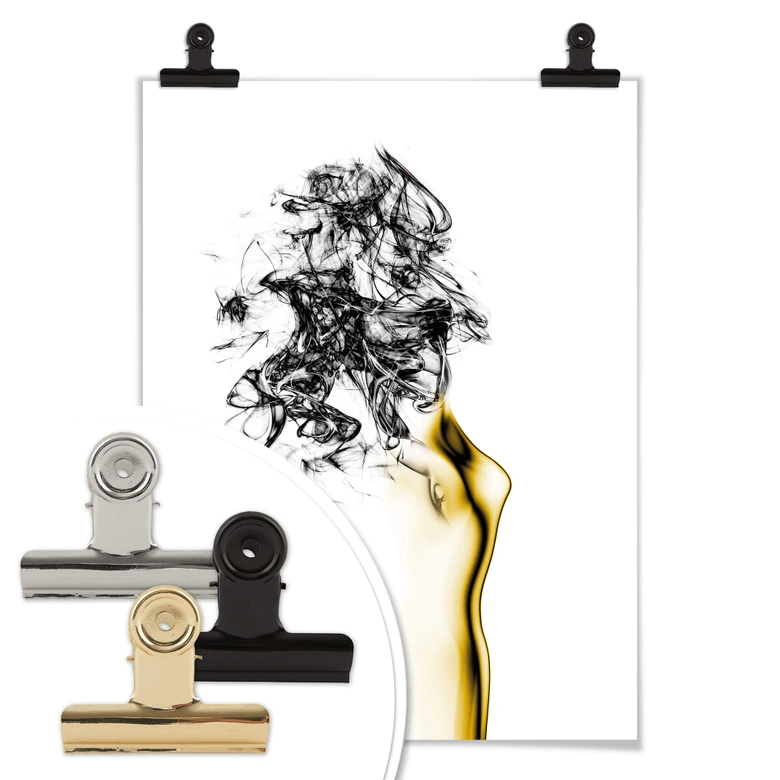 Poster Marini - Gold und Silber 02 