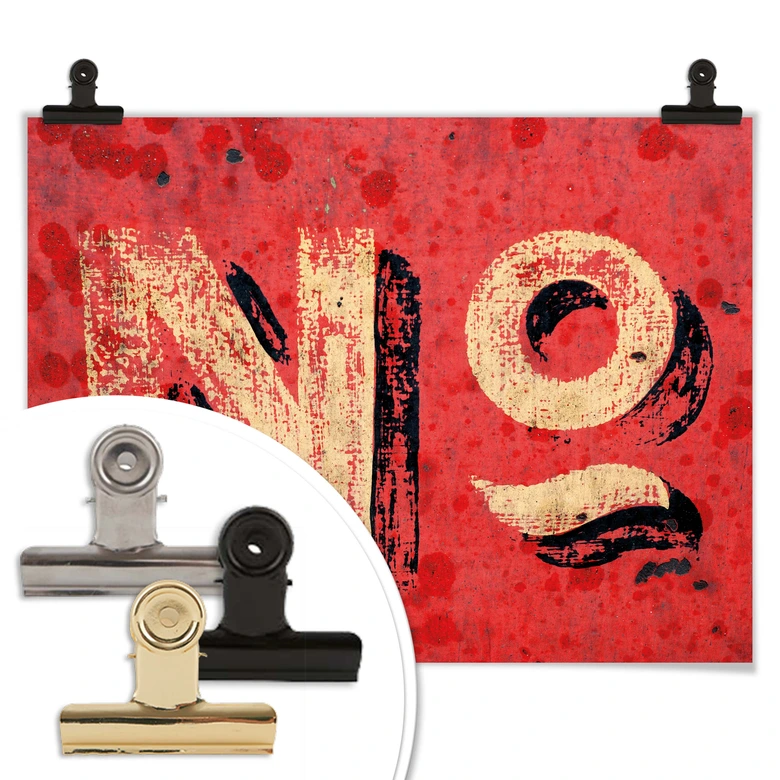 Poster - Number red 