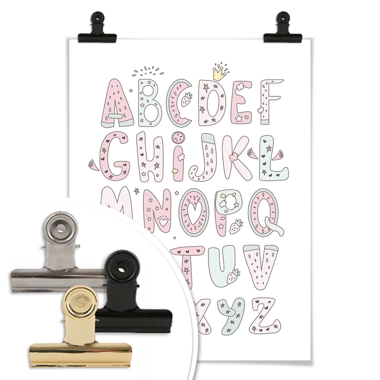 Poster Kvilis - Alphabet 