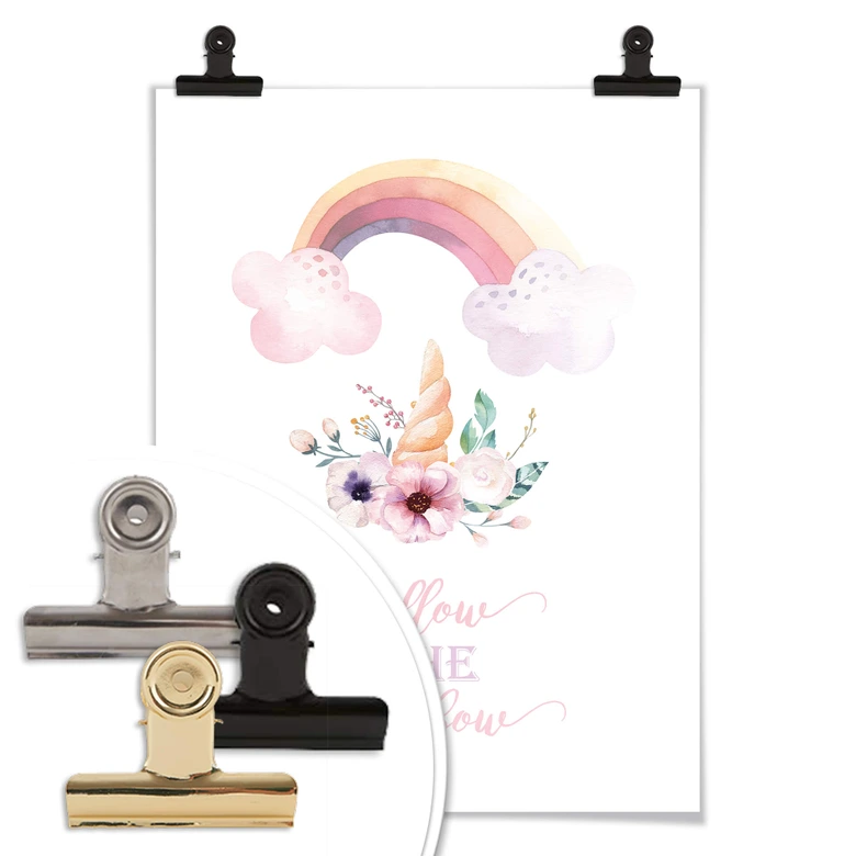 Póster Kvilis - Sigue el arco iris - Arco iris en el paraíso 