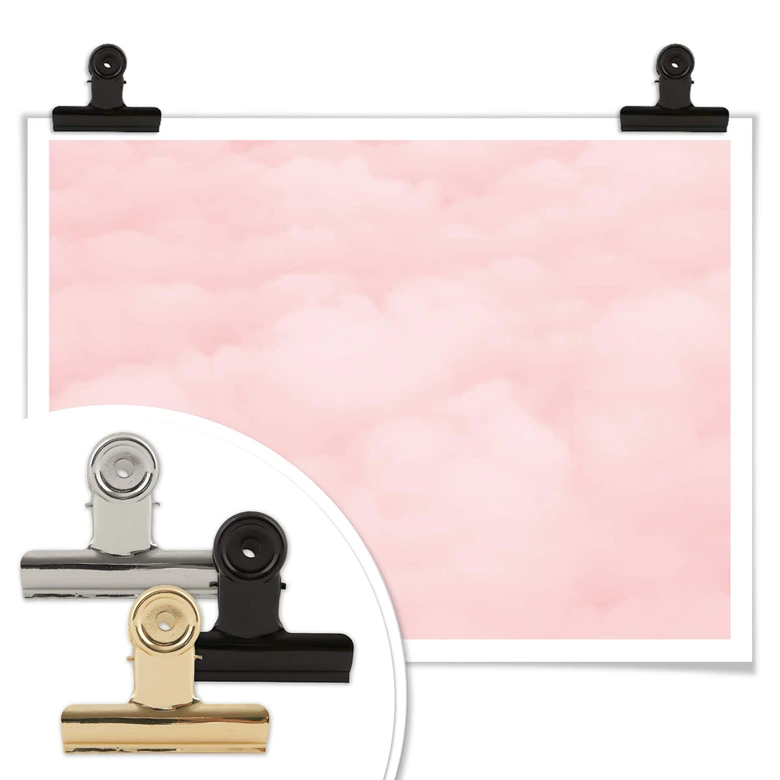 Poster Wolken wie Zuckerwatte 