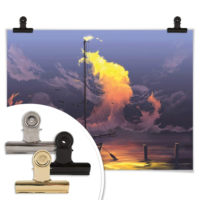 Poster aerroscape - Voilier 