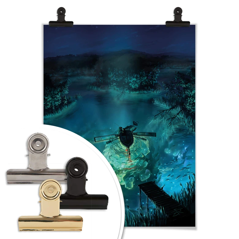 Poster aerroscape - Unterwasser Galaxie 