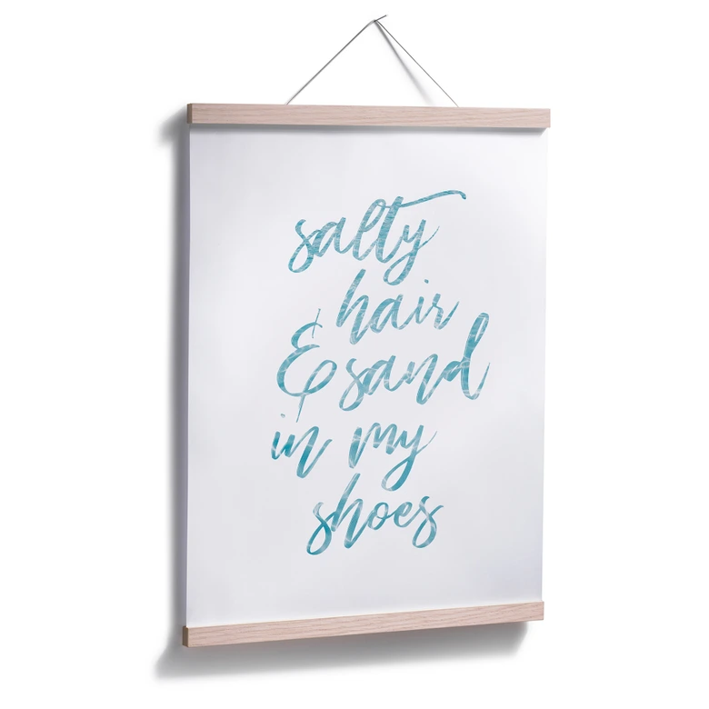 Poster - Salty Hair and sand in my shoes 