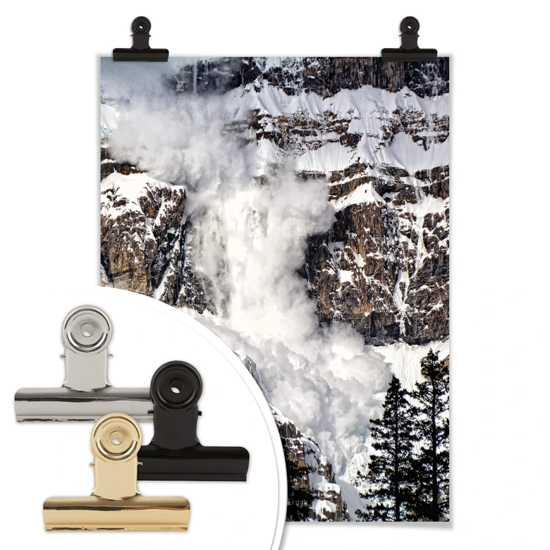 Póster Turgeon - La avalancha 