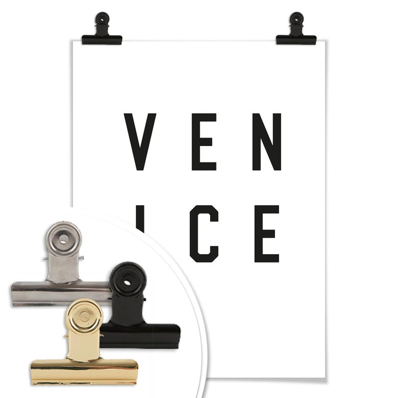 Poster - Typographie Venice 