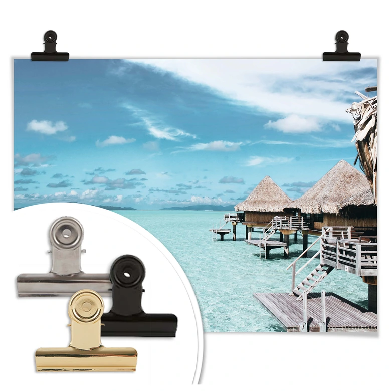 Poster Urlaub auf den Malediven 