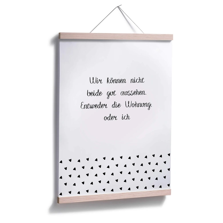 Poster - Wir können nicht beide gut aussehen 
