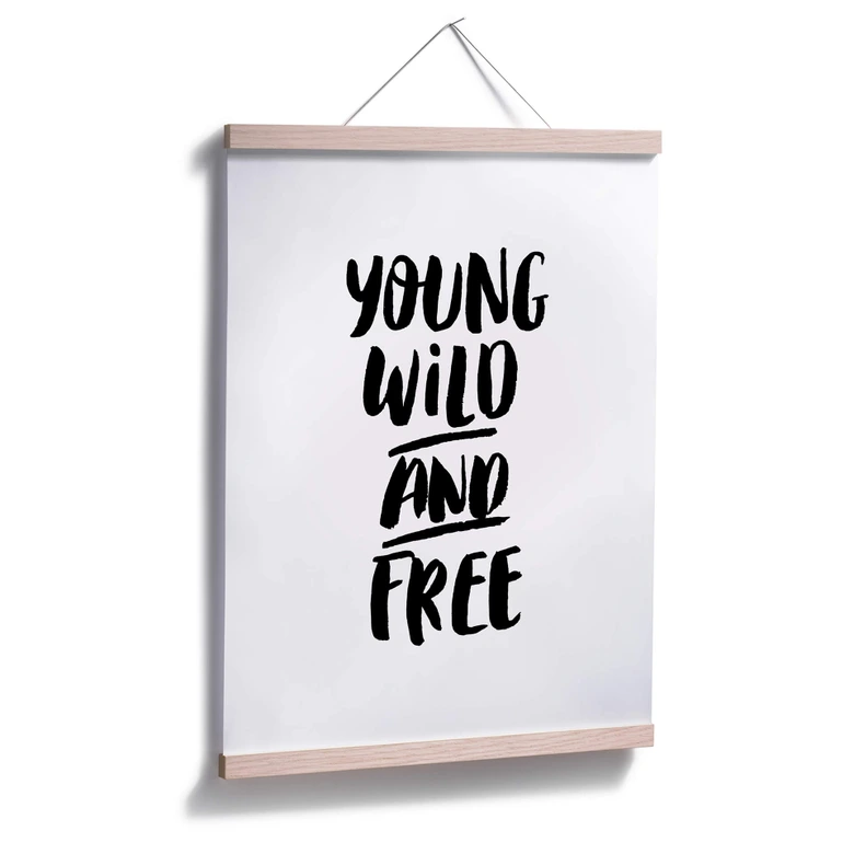 Poster Young wild and free 