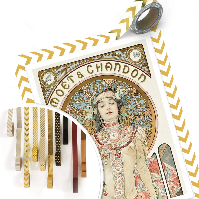 Poster Mucha - Moët and Chandon: Dry Imperial - Panorama 
