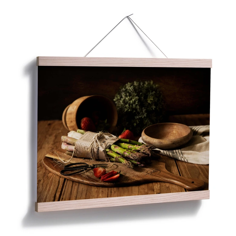 Poster Frischer Spargel 